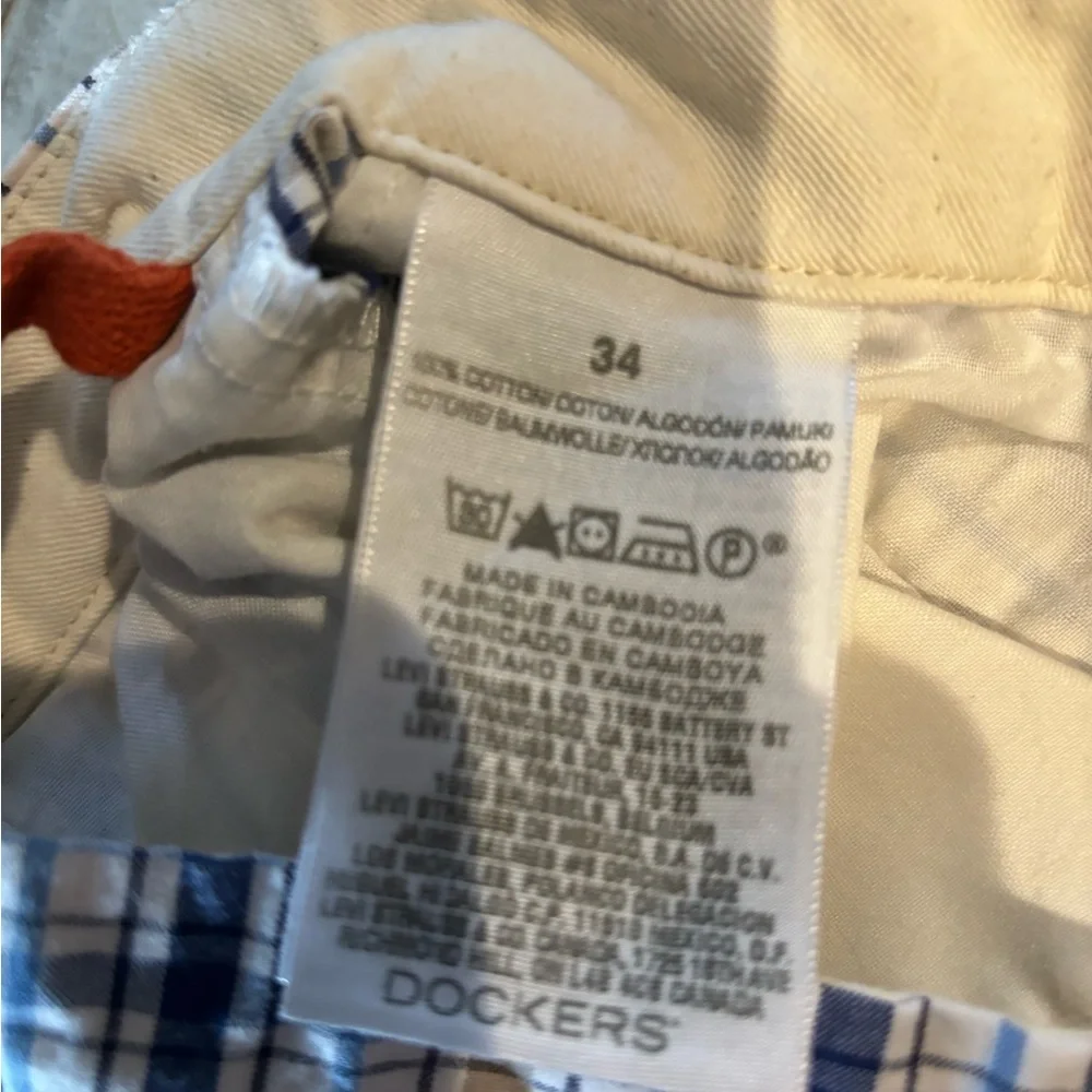 Dockers Men’s Plaid Shorts‎ Size 34